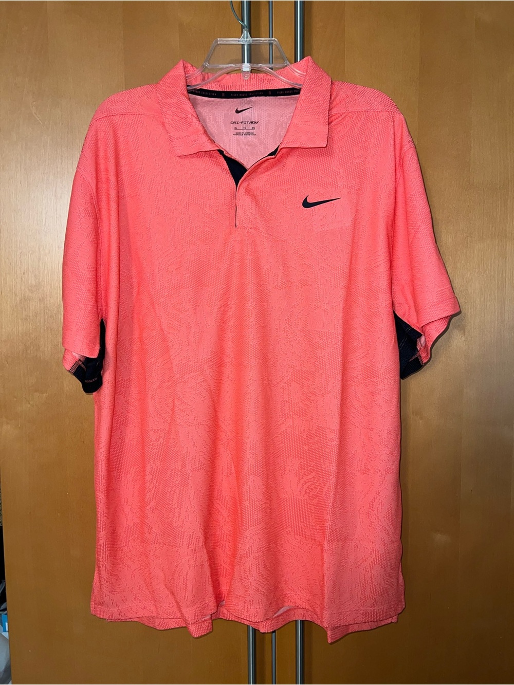Nike Tiger Woods ADV First Win Anniversary Polo US XL Mango DH0711-668